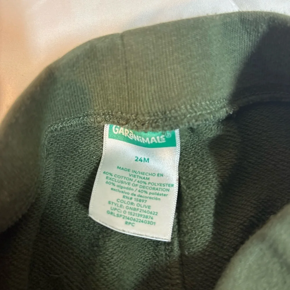 Set of 3 Kids Sweatpants - Blue jeans, Green, and Tan sweatpants 24 months